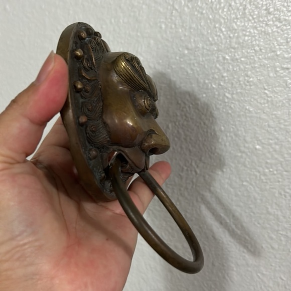 🖤Vtg Chinese Brass Door knocker - Picture 4 of 16